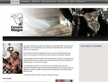 Tablet Screenshot of carrara-designs.be